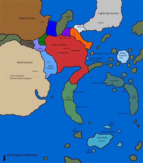 all shinobi villages|Geography .